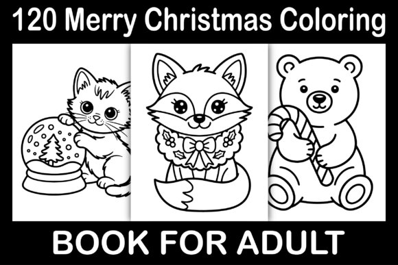 120 Merry Christmas Coloring Pages Graphics