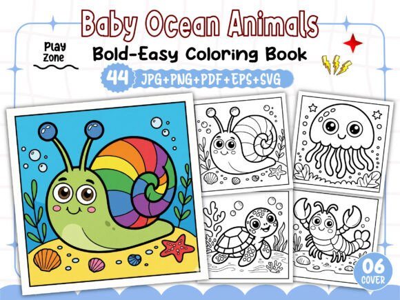 Bold Easy Baby Ocean Coloring Pages Graphics