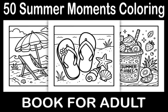 Summer Moments Coloring Pages Graphics